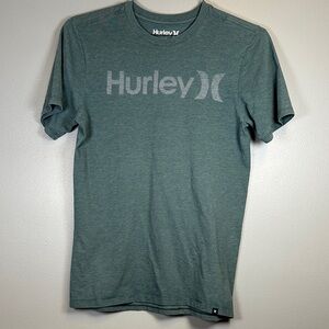 Hurley Men's Teal Tee Size Small